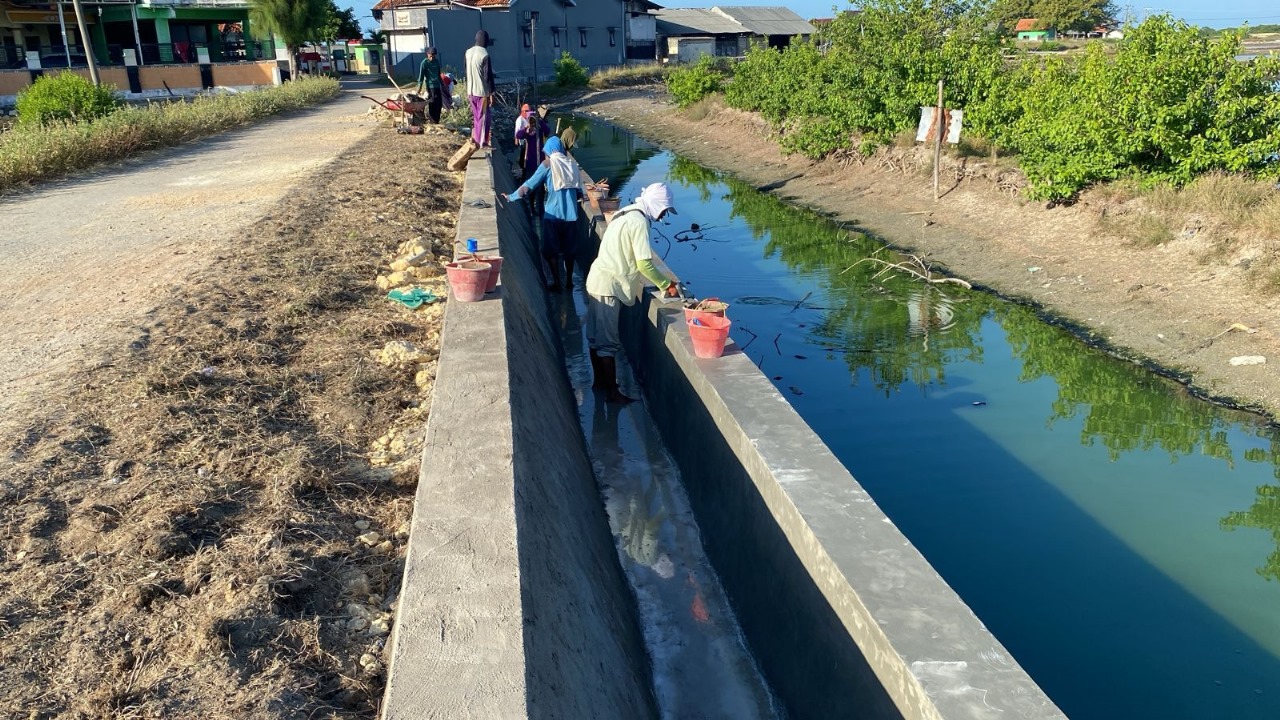 Pembangunan Saluran Drainase Dusun Laok Tambak Sepanjang 65 Meter Rampungkan Infrastruktur Lingkungan